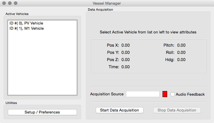 VesselManager Main Window