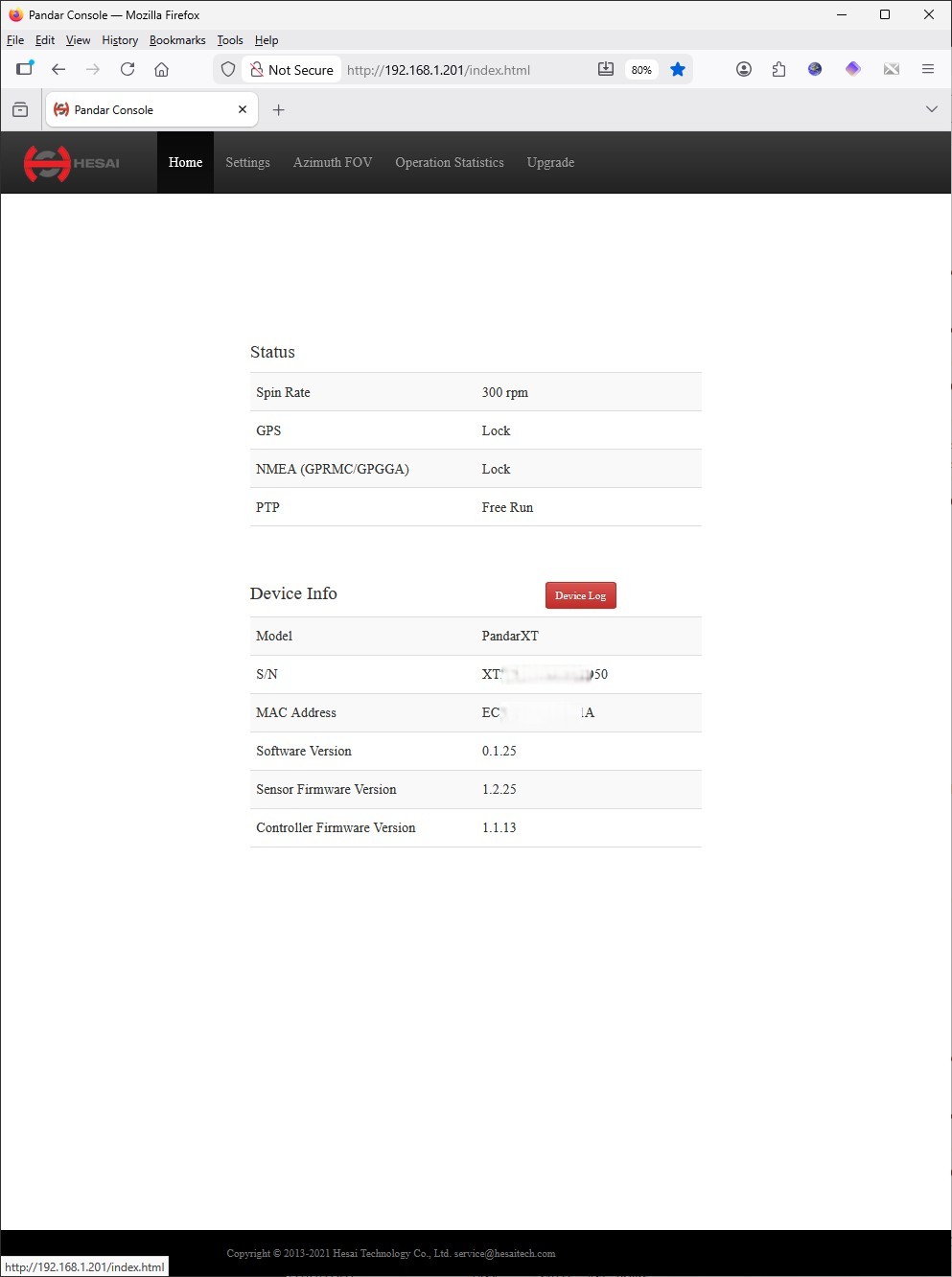 hesai_webinterface_home.jpg