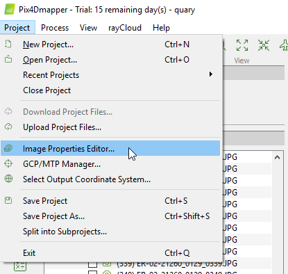 Image Properties Editor in Pix4d.PNG